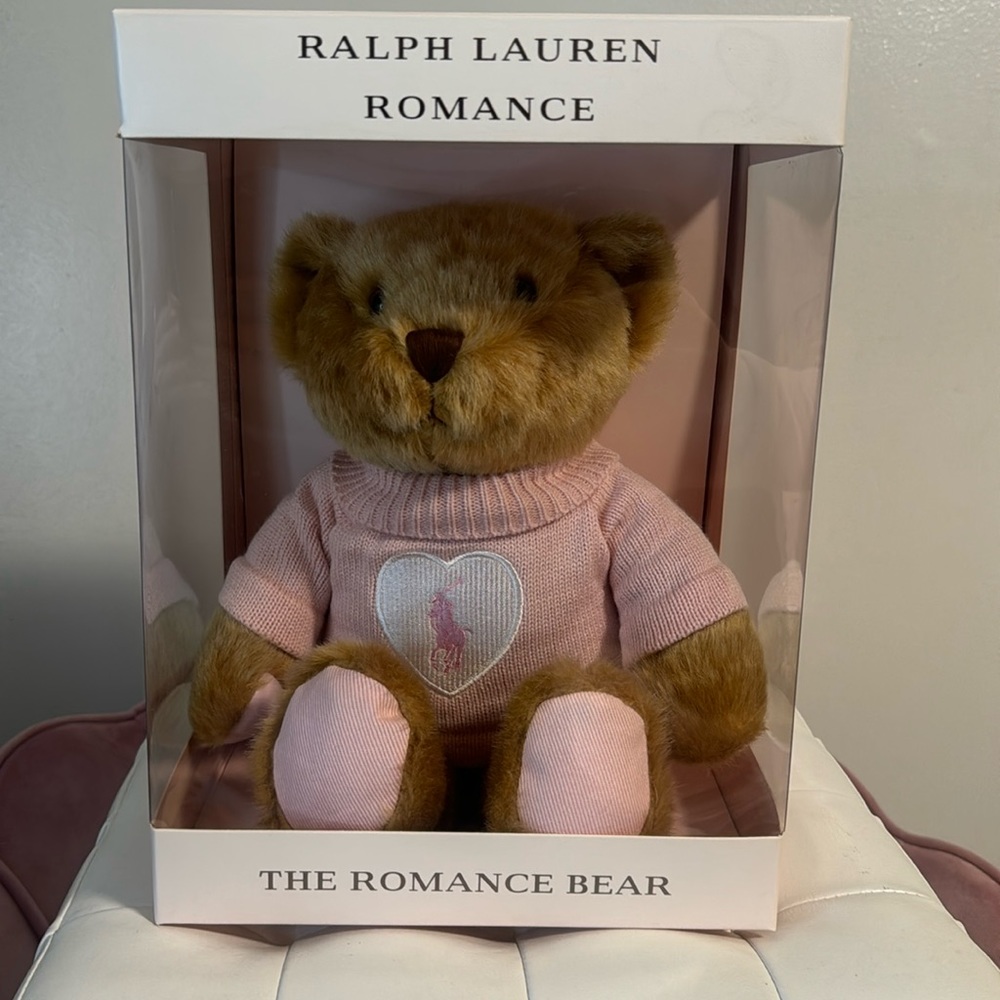 Ralph Lauren Romance bear, new!
